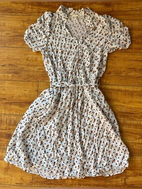 Polka Dot Mini Wrap Dress